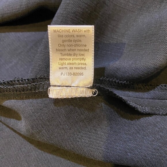 Pendleton Black Midi Dress Size 8 Petite - Picture 9 of 9